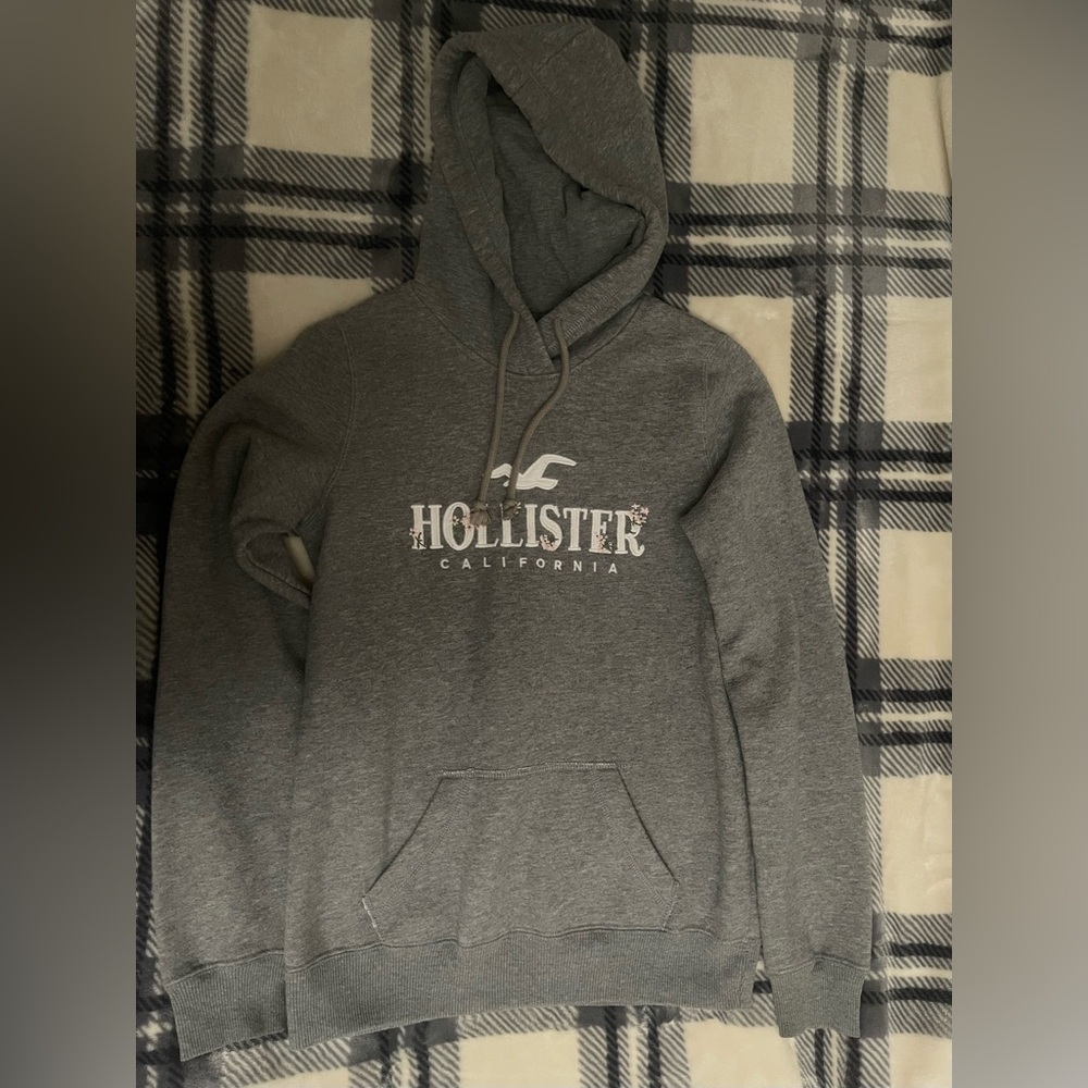 Hollister Gray Women’s Sweater Hoodie
